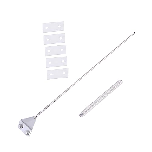 ノーブランド品 水槽用スクレーパー 水族館のこすり 水槽スクレーパー ロング 水族館スクレーパー Silver