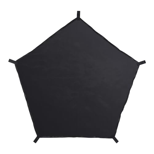 VEVOR Dome Climber Hängematte für 3 m Kletterkuppeln Pentagon Dschungel Gym Hängematte für Outdoor-Spielen 158 8 kg Tragkraft Zubehör für Kuppelkletterer (nur Hängematte) Schwarz