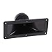 QIXIAMO Tweeter Loudspeaker Piezoelectric Buzzer Ceramic reble Rectangle Speaker Wide Dispersion Horn weeter Accessories, 18.8×7.85cm, Black
