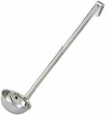 1-Piece Ladle, Stainless Steel Kitchentools Soup ladle Ladles for cooking Ladle spoons Stainless steel ladle Ladle set Kitchen tools Pasta spoon Cooking tools u，Silver-12 Ounce
