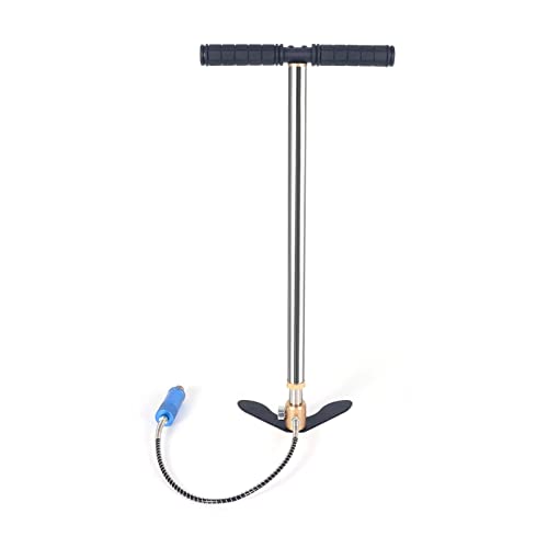 CHIKADIV High-Pressure Hand Pump 3 Stage Airgun 4500PSI Stainless Steel Hand Air Pump for Paintball, PCP, Scuba Tank