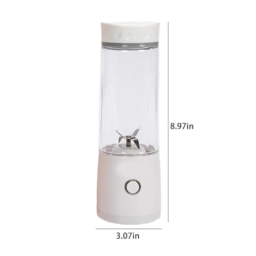 Image of Portable Blender Electric Juicers Fruit Mixers USB Rechargeable Smoothie Mini Personal Juicer 6 Blades 3Gears with High Carbon Stainless Steel Colour Printed Coated