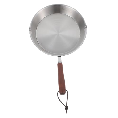 Ipetboom Sartén Plancha Inoxidable de Sartén Antiadherente Sin Revestimiento Herramienta de Cocina para Cocinar Casa Aire