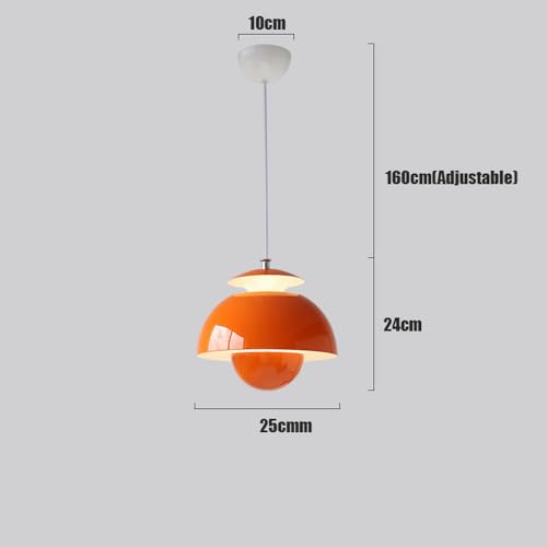 Lámpara colgante clásica danesa LED de 12W para decoración sutil de techos 8