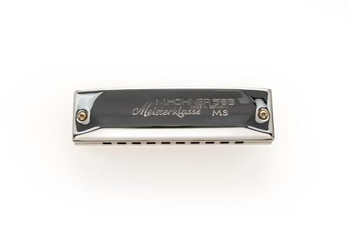 Hohner Meisterklasse Harmonica C Major, Silver, 3 Octaves - Image 2