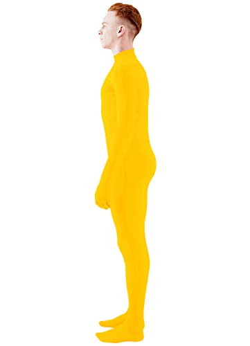 Image of Ensnovo Mens Mock Neck Full Body Unitard Spandex Zentai Suits Costumes