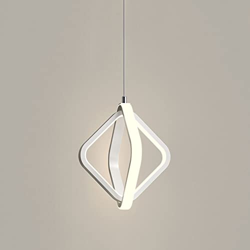 Lustre suspendu carré à LED au design épuré pour intérieur chic - 2