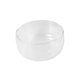 CIYODO Glasschale Obstschalen Party Salatbesteck Klare Gerichte Servieren Großes Frühstück Kleine Dessertschale