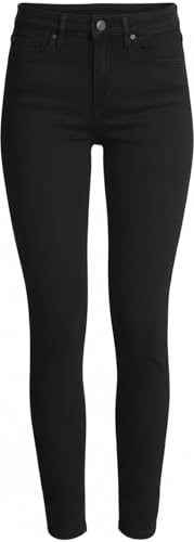 Pretty Attitude Jean slim stretch pour femme avec poches, Noir , 34