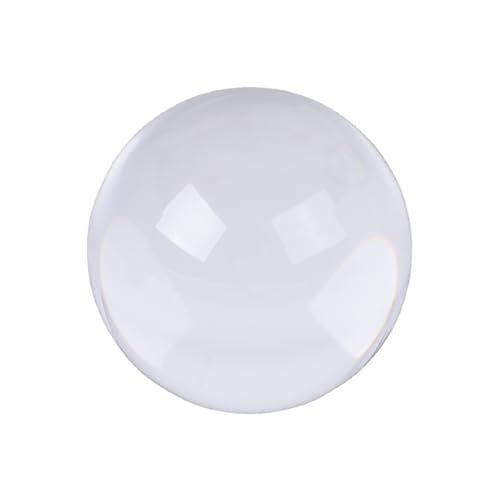 Sparkling Clear Crystal Ball Handcrafted Photography Prop for Magical Shots Elegant Home & Party Decor for Women,Clear,60mm
