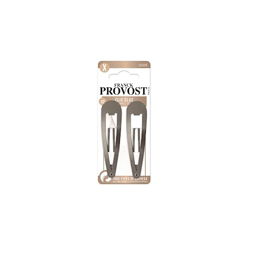 Franck Provost Clic Clac Large Hair Clips - Set of 2 - Outdoors, Black - Image 3