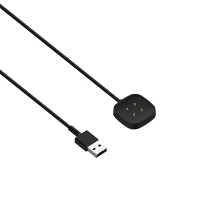 XIHAMA Charger for Fitbit Versa 3/Versa 4, Replacement Charging Cable Cord Magnetic Dock Stand for Fitbit Sense 1/2, Versa 3/4 Smartwatch