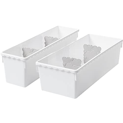 Cajas de almacenamiento de ropa organizador plegable de cajones para armario visible