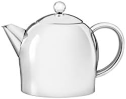 bredemeijer Santhee Double Walled Teapot, 0.5-Liter Stainless Steel Glossy Finish with Glossy Accents bredemeijer Santhee Double Walled Teapot, 0.5-Liter Stainless Steel Glossy Finish with Glossy Accents