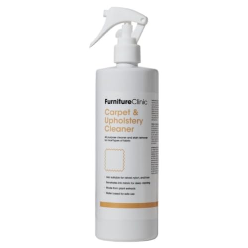 Spray limpiador de alfombras y tapicería Furniture Clinic: solución para limpiar telas, textiles y alfombras, quitamanchas, 500 ml