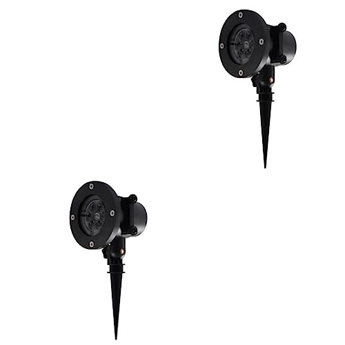 Amosfun 2 Pçs Rgb Lente De Árvore Cor Halloween Mudança Projetor Festa Ao Ar Livre Para Com Decoraçã