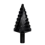 YUEGOUTIANDIHAO 10-45mm 六角軸 ステップドリル たけのこドリル ステンレス用 チタンコーティング 段付きドリル テーパシャンクドリル ステンレス 金属板 木材 プラスチック