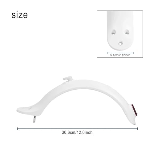 Guardabarros trasero Xiaomi M365 con luz trasera de freno anti salpicaduras 2
