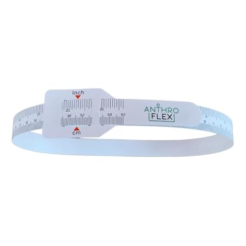 (Pack of 5) AnthroFlex Infant Head Circumference Tape Measure for Pediatrics, Baby, Babies - Plastic, Reusable, Non-Stretchable with End Insert - for OFC Occipital Frontal Circumference Measurement Cover