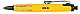 Tombow BC-AP52-B Kugelschreiber AirPress Pen mit Drucklufttechnik Gelb, 1 Stück (1er Pack)
