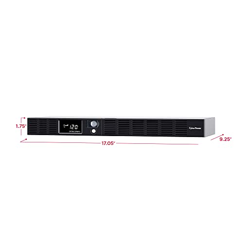 CyberPower OR700LCDRM1U Smart App LCD UPS, 700VA/400W, 6 Outlets, AVR, 1U Rackmount - Thumbnail 6