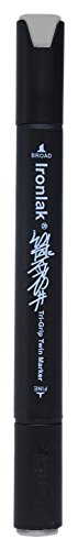 IronlakTri-Grip Strikers Twin Marker, Cool Grey 6