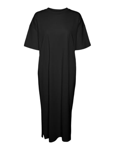 VERO MODA CURVE Damen Vmcmolly Ss Oversize Calf Dress Noos Cur, Schwarz,...