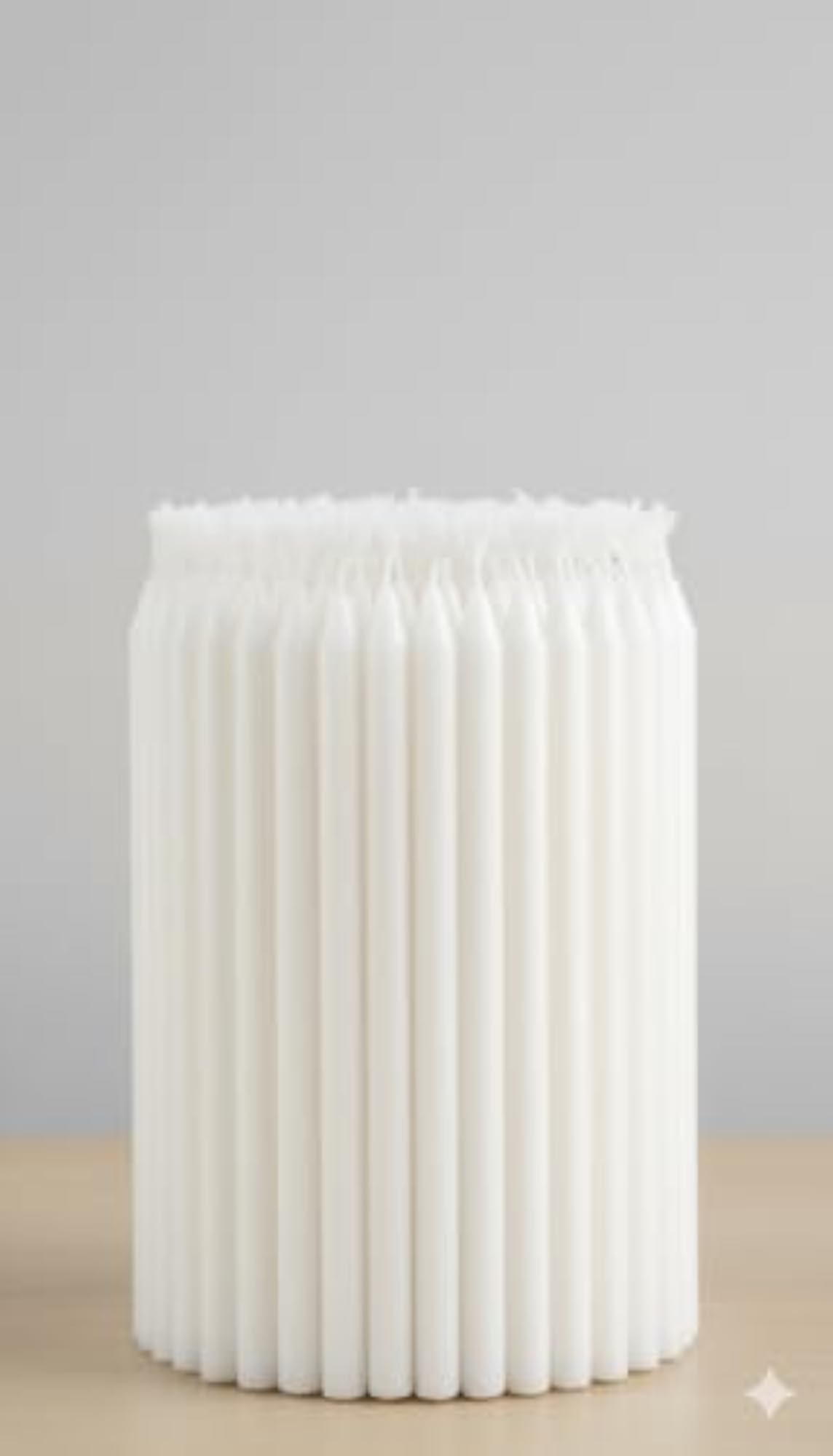 White Slim Taper Candles | 5 Inch Decorative Candle
