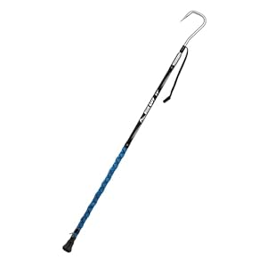 BLUEWING Fishing Gaff Fiberglass/Carbon Fiber 3/4/5/6/8/10/12/14/16 ft Gaff Hook Saltwater Heavy Duty Gaffs with 2in/3in/4in Stainless Steel Hook Big Game Gaff for Tuna, Shark, Marlin Fishing