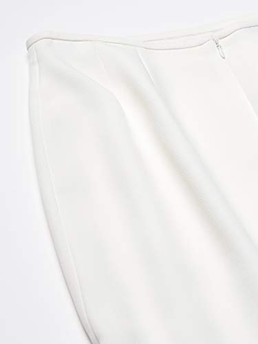 image for Kasper Women's Stretch Crepe Column Skirt, Vanilla Ice, 16