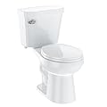 Two-Piece Toilet, 1.28 GPF Water-Saving, Siphon Flush, ADA Height, Ceramic Material, Modern Design for Bathroom
