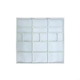 babominimer Pantalla de filtro de aire acondicionado para instalación colgante de unidad interior, accesorios de plástico para bloquear la salida de aire y mantener el flujo de aire limpio, (29,5 x