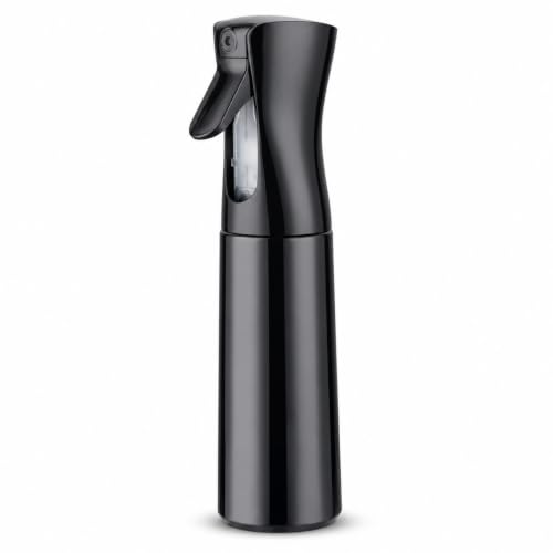 GRIFEMA Pulverizador de Agua 300 ml | Botella Spray de Niebla Fina con Pulverización Continua y Uso 360°, Recargable para Cabello, Peluquería, Plantas y Hogar