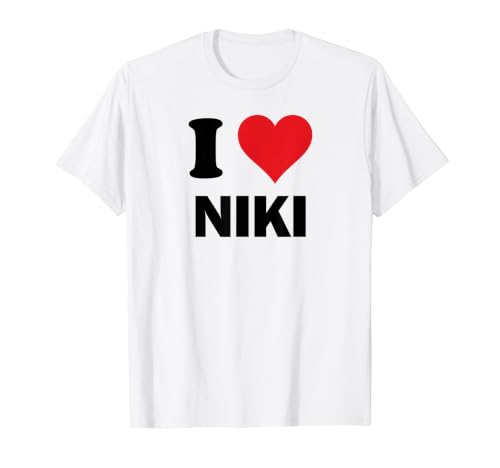 Article Souvenir Japonais I Heart Niki Japan Love T-Shirt Graphique avec Valeur