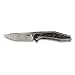 Zero Tolerance Sinkevich KVT Pocketknife; 3.4 Inch CPM 20CV Stainless Steel Blade, Bead Blasted and Machine Satin Finish, KVT Ball-Bearing System, Bead-Blasted Titanium Handle, Made in USA (0470)