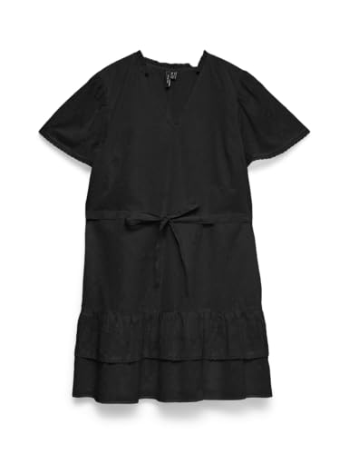 Robe courte en dentelle noire VERO MODA Vmtrine taille XS pour femmes