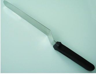 Spatula knife cake stainless steel 8 Inch black color