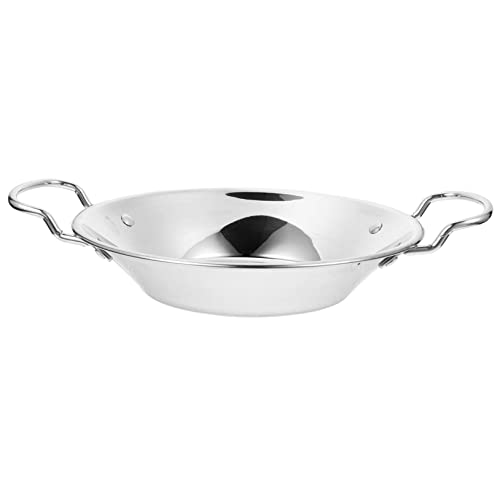 Wok de acero inoxidable con doble asa COLLBATH miniatura 1