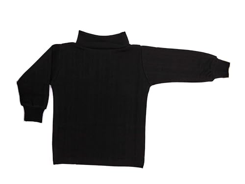 Image of Tangy Kids New Born Infant Baby Boys and Baby Girls Full Sleeves Turtle High Neck Skiwi in Plain Solid Color