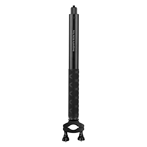 Andoer Motocicleta Bicicleta Invisible Selfie Stick Soporte de Montaje en Manillar 28 cm-115 cm Longitud Ajustable con Tornillo de 1/4 Pulgada para cámara Insta360 One X/One/EVO
