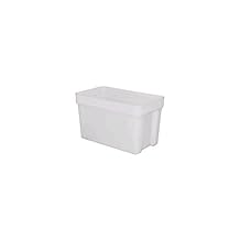 White Rectangular Container, 12 Qt