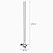 ASSYA Right Angle Three Blade Stirring Rod, Electric Overhead Stirrer Shaft Rod, Stainless Steel Stirrer Suitable for Laboratory Industrial Stirring,4X20CM