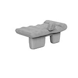 QLASDVUE Car Air Bed Inflatable Travel Bed Mat Rear Fit for Seat Sleeping Pad for Cars Sedans Portable Air Mattress for While Traveling Universal(Gray)