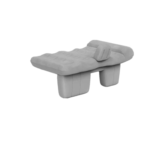 QLASDVUE Car Air Bed Inflatable Travel Bed Mat Rear Fit for Seat Sleeping Pad for Cars Sedans Portable Air Mattress for While Traveling Universal(Gray)