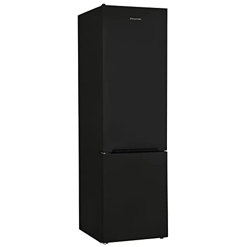 Russell Hobbs RH54FF180B 54cm Wide 180cm High Freestanding Fridge Freezer, 204L Fridge Space, 84L Freezer Space, 4 Shelves, 4 Door Racks, Eco Friendly, Black