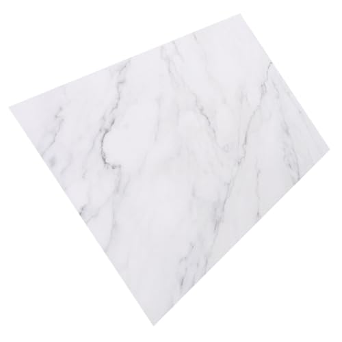 BESPORTBLE Plateau en Marbre Naturel Cuisine Planche de Rangement Multifonctionnelle Accessoire de Décoration Élégant pour Servir Fruits et Fromages 40X30Cm