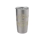 Soy amigable pero mi esposa no es gracioso Día del padre marido Vaso térmico de acero inoxidable de doble pared