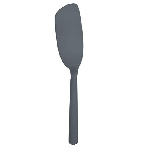 Tovolo Jumbo Flex Oversized Pancake Turner, Flexible Spatula For Non-Stick Cookware, Scratch-Resistant Nylon Kitchen Utensil For Cooking & Flipping Eggs, Charcoal #TOP10