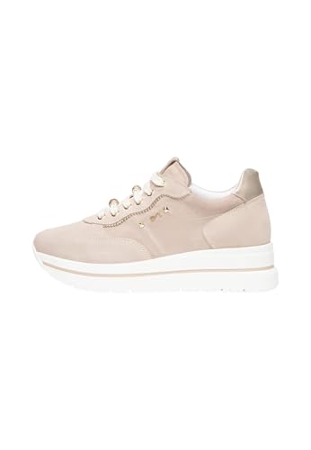 Image of Nero Giardini E615200D Women's Sneakers in Suede and Technical Material, 671 cm, 5 UK