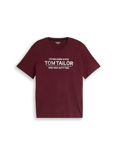 TOM TAILOR Herren T-Shirt mit Logo-Print – Ansicht 4